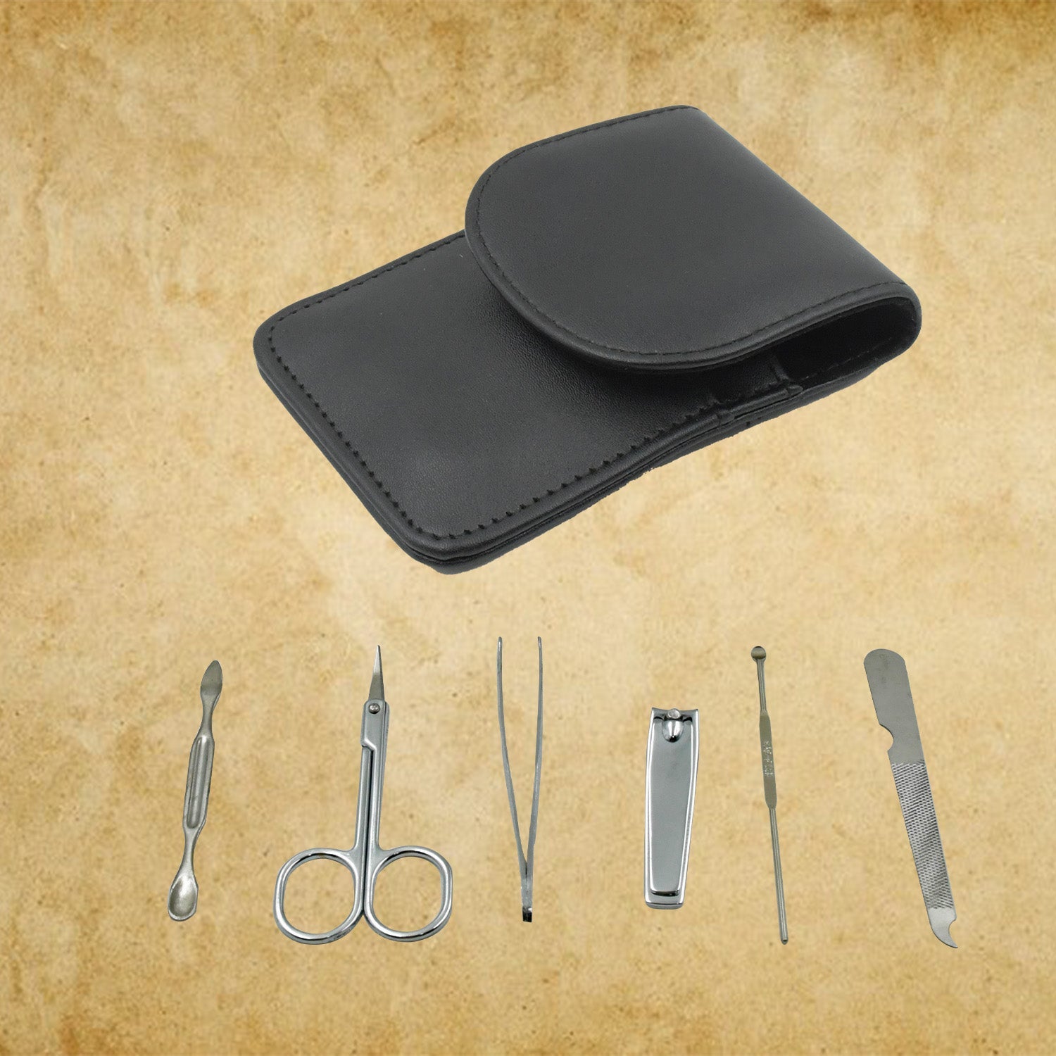 6-in-1 professional nail care kit with scissors 6-in-1 professional nail care kit with scissors